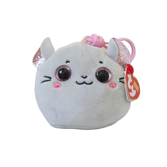 TY Mini Beanie Squishies (Squish-A-Boos) Plush - CATNIP the Mouse (3 inch) - Picture 2 of 9